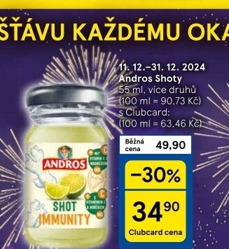 Šťáva Shot Andros