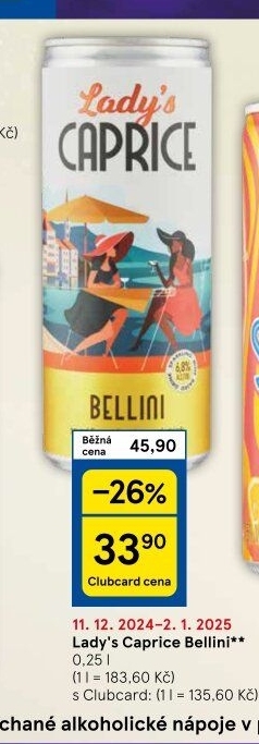 Šumivé víno Bellini Lady’s Caprice