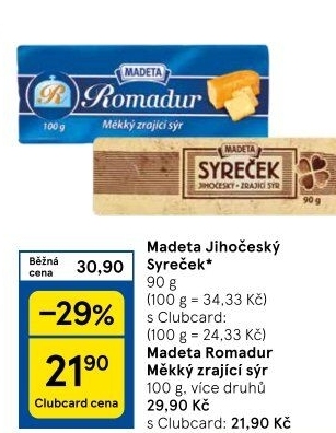 Sýr Romadur Madeta