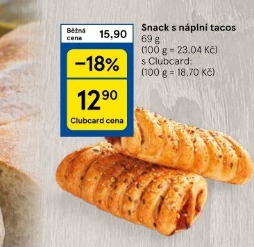 Taštička se slanou náplní