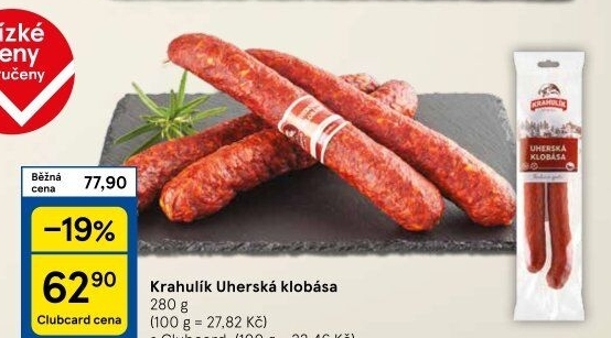 Uherská klobása Krahulík