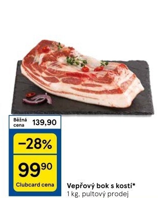 Vepřový bok s kostí