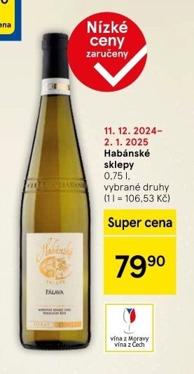 Vína Habánské sklepy