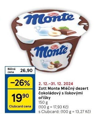 Dezert Monte Zott