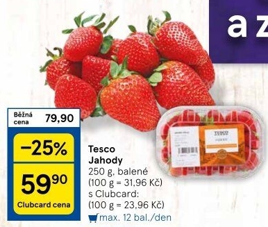 Jahody Tesco