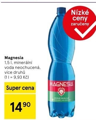 Přírodní voda Magnesia