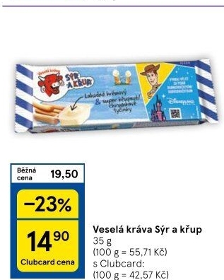 Sýr a křup Veselá kráva