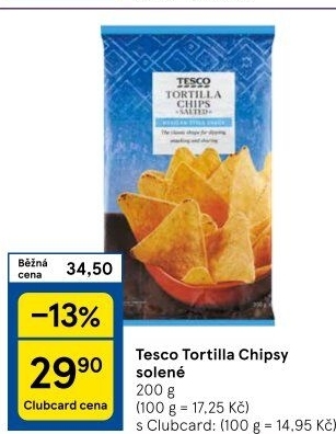 Tortilla chips Tesco