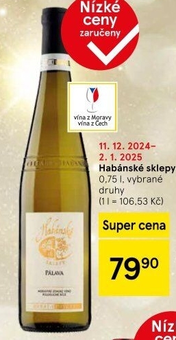Vína Habánské sklepy