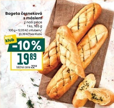 Bageta česneková
