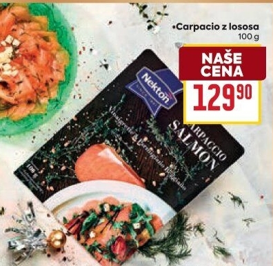 Carpaccio z lososa Nekton