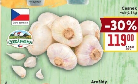 Česnek Česká farma