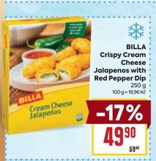 Crispy cream cheese mražený Billa
