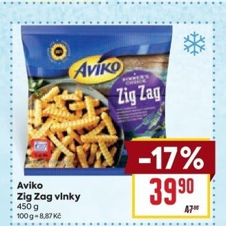 Hranolky vlnky mražené Zig Zag Aviko