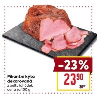 Kýta dekorovaná pikantní