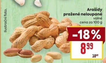 Neloupané arašídy
