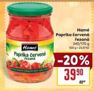 Paprika červená Hamé