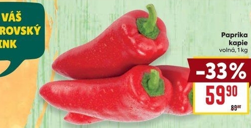 Paprika červená kapie