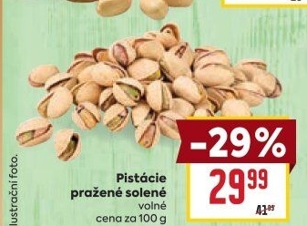 Pražené pistácie