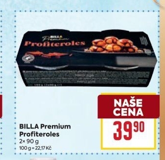 Profiteroles Billa Premium