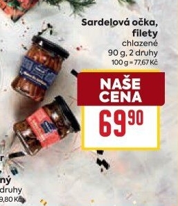 Sardel očka Nekton