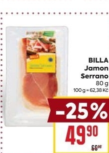 Šunka Jamón Serrano Billa