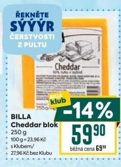 Sýr Cheddar Billa