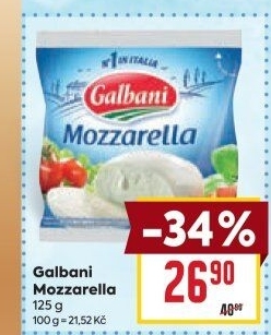 Sýr Mozzarella Galbani