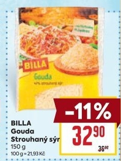 Sýr strouhaný Gouda Billa