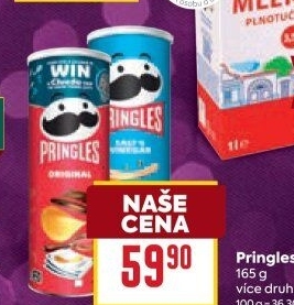 Chipsy Pringles - tubus