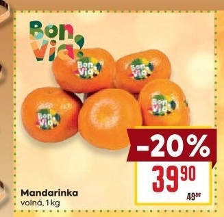 Mandarinky Billa Bonvia
