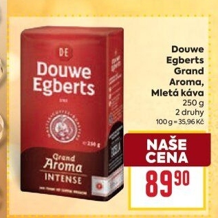 Mletá káva Grand Aroma Douwe Egberts