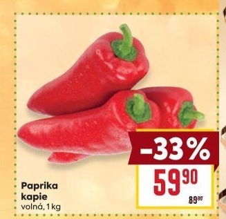 Paprika červená kapie