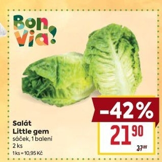 Salát little gem Billa Bonvia