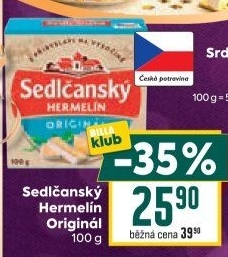 Sýr Hermelín Sedlčanský