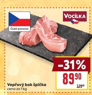 Vepřový bok špička Vocílka