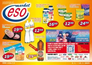 akční leták ESO MARKET 2.1.2024-12.1.2024