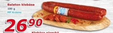 Písecká klobása Maso uzeniny Písek