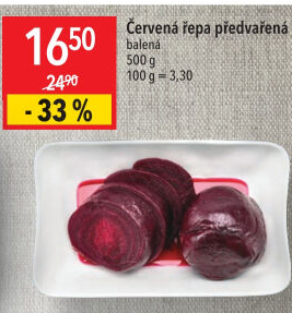 Červená řepa předvařená huerCasa