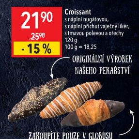 Croissant s náplní