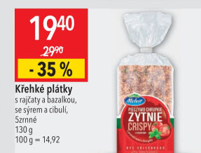 Křehké plátky Melvit