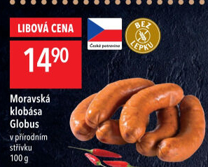 Moravská klobása Globus