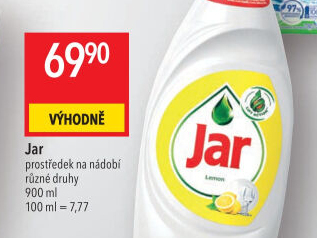 Prostředek na nádobí Jar