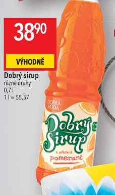 Sirup Dobrá voda
