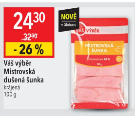 Šunka dušená Mistrovská Váš Výběr