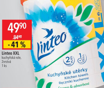 Utěrky kuchyňské 2vrstvé XXL Linteo