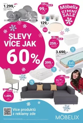 akční leták Möbelix 1.1.2024-14.1.2024