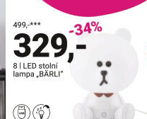 LED STOLNÍ LAMPA „BÄRLI“