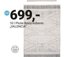 PLOŠE TKANÝ KOBEREC, „VALENCIA“