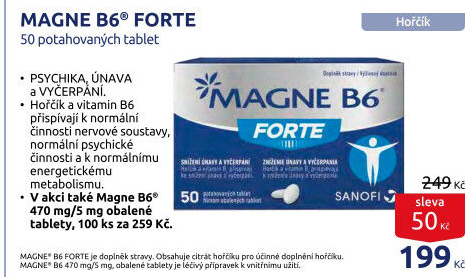 Doplněk stravy Forte Magne B6 Sanofi
